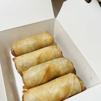 Vegan spring rolls at Hi Thai in East London