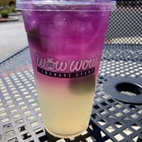 24oz Butterfly Mojito Lemonade 😋 🍋   at Wow Wow Lemonade Stand in El Dorado Hills