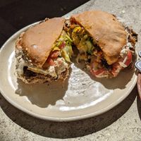 Burger at Los Loosers in Mexico City