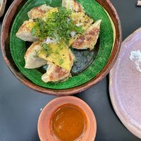 Gyozas at Los Loosers in Mexico City