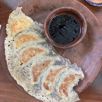 gyoza  at Los Loosers in Mexico City