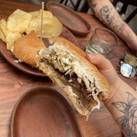 Katsu burger   at Los Loosers in Mexico City