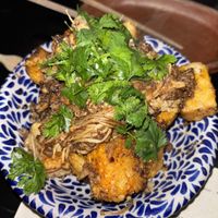 Tofu frito   at Los Loosers in Mexico City