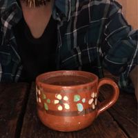 Chocolate caliente (súper artesanal ?) at Los Loosers in Mexico City