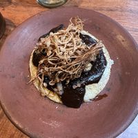 Tokiolula Taco with mole😄  at Los Loosers in Mexico City