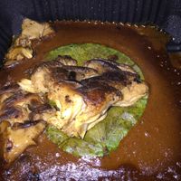 mushroom mole  at Los Loosers in Mexico City