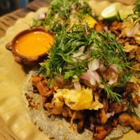 Tacos, main course, selection of 3 at Los Loosers in Mexico City
