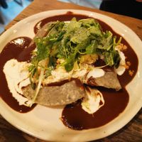 Enchiladas at Los Loosers in Mexico City