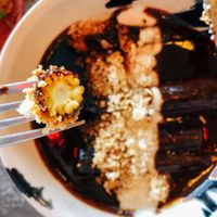 DOS MOLES not my fave but interesting!!  at Los Loosers in Mexico City