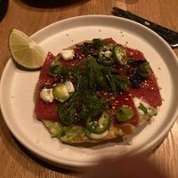 Tuna tostada  at Sentir in New York City