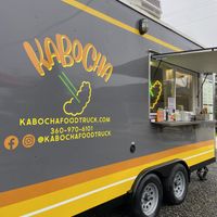 Outside the truck  at Kabocha in Olympia