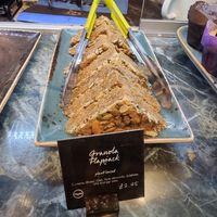 Vegan granola flapjack at Caffè Nero - Regent St in London
