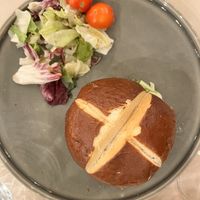 Simple burger  at Samsara in Cluj-napoca