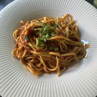 linguine veggie bolognese  at Samsara in Cluj-napoca
