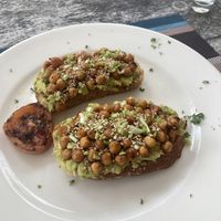 Vegan breakfastt  at Pallet Cafe in Diani Beach