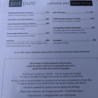 Specifically offer vegan substitutes at Just Pure Bistro in Hermanus