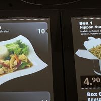 vegan menu items  at Asiahung in Mannheim