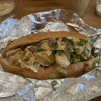 Oysta Mushroom Roll  at Pretty Good Advice - Santa Cruz in Santa Cruz