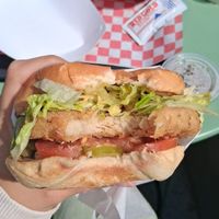 It Ain't Chkn' Sandwich (vegan) at Pretty Good Advice - Santa Cruz in Santa Cruz