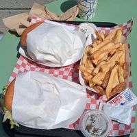 Fries & side of vegan ranch at Pretty Good Advice - Santa Cruz in Santa Cruz