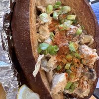 Lobster roll  at Pretty Good Advice - Santa Cruz in Santa Cruz