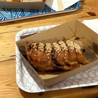 vegan sausage roll  at Aleksandar's Bakery in Belfast