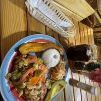 vegan plate  at Restaurante Bar Frida in Filandia