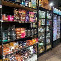 Fitness Section, Vegan Protein Shakes, and Bars at Green Conexion in Nunoa