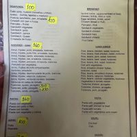 Food menu  at Café Comedor Isabel Traditional Nica Food in Ometepe