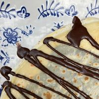 Crepe de chocolate  at Sura Cafè & Crêpes in Barcelona