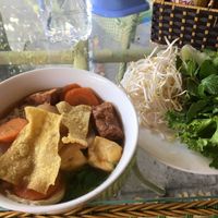 Vegan pho  at Vi Dieu in Phan Thiet