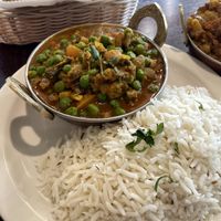 Mushroom masala  at Chaat Bistro in Sacramento