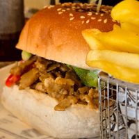 Hamburguesa de seitan at Sativo  in Puerto Varas