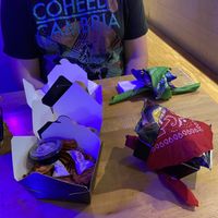 Didn’t get a pic of the sandwiches cause we were so hungry   at Bandana Burger in Savannah