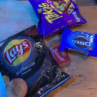 Vegan snacks that accompanied the burgers!  at Bandana Burger in Savannah