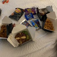 We got delivery the second time to our hotel, and the sandwiches came with Koolaid Jammers!  at Bandana Burger in Savannah