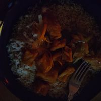 Sorry for not great photo! It's tofu and rice. at Dragon King in Lisburn