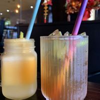 House made iced tea and freshly pressed juice  at SEN Legend in East Brisbane