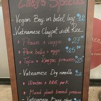 Chef’s special board  at SEN Legend in East Brisbane