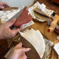 Tapioca with eggplant   at Tapí Tapioca - Botafogo in Rio De Janeiro