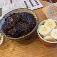 Acai with banana at Tapí Tapioca - Botafogo in Rio De Janeiro