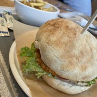 Vegan Chikn Burger  at Bergrast in Finkenberg