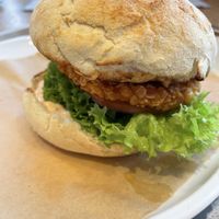 Vegan Chikn Burger  at Bergrast in Finkenberg