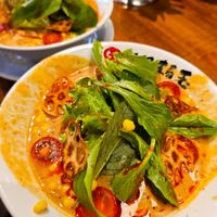 Spicy ramen at Marutama Ramen & Bar in Nagano