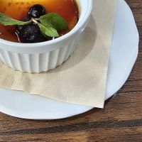 Vegan flan at Vegan Eat Tokyo in Tokyo