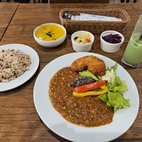 Vegan Curry with Katsu at Vegan Eat Tokyo in Tokyo