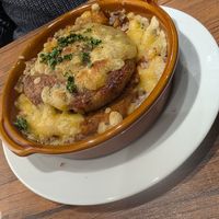 Rice gratin with hamburg steak and curry. at Vegan Eat Tokyo in Tokyo