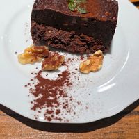 Brownie cake at Vegan Eat Tokyo in Tokyo