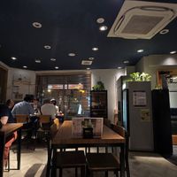 Inside seating area at Vegan Eat Tokyo in Tokyo