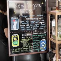 Lots of Vegan beer options!   at Vegan Eat Tokyo in Tokyo